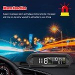 Solar-Powered Wireless Car Head-Up Display GPS Speedometer