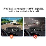 Solar-Powered Wireless Car Head-Up Display GPS Speedometer