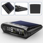 Solar-Powered Wireless Car Head-Up Display GPS Speedometer