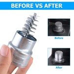 12PCS Anti-Corrosion Battery Washers & 2 Cleaning Brushes