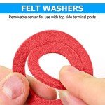 12PCS Anti-Corrosion Battery Washers & 2 Cleaning Brushes