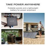 EF ECOFLOW DELTA2 Solar Generator with 220W Panel