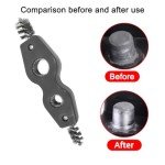 2PCS Car Battery Terminal Cleaning Brush Set