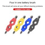 2PCS Car Battery Terminal Cleaning Brush Set