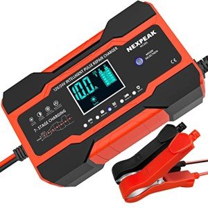 Smart LCD Car Battery Charger and Maintainer 10A