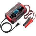 10-Amp Smart Car Battery Charger with Desulfator