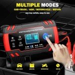 10-Amp Smart Car Battery Charger with Desulfator