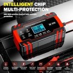 10-Amp Smart Car Battery Charger with Desulfator