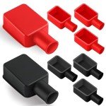 8 Pcs Battery Terminal Cover Set for Vehicles