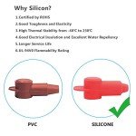10 Pack Silicone Terminal Covers for Batteries