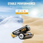 1100mAh Rechargeable AA Solar Batteries - 20 Pack