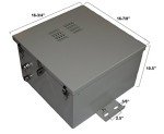 Aluminum Battery Enclosure with Back Plate 17"x17"x10