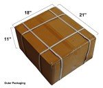 Aluminum Battery Enclosure with Back Plate 17"x17"x10