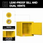 KAER Adjustable Flammable Storage Cabinet, 30 Gal