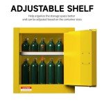 KAER Adjustable Flammable Storage Cabinet, 30 Gal