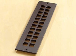 12" Square Solar Register Grille in Oil Rubbed Bronze