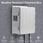 Water Resistant Outdoor Electrical Junction Box