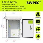 Weatherproof Metal Junction Box with Vent Fan