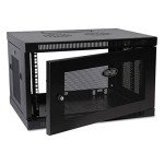 Tripp Lite 6U Black Wall Mount Rack Cabinet
