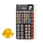 Portable Battery Organizer for AAA, AA, 9V, C, D