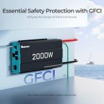 Renogy 2000W Pure Sine Wave Inverter 12V