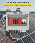 VOU 600V Solar Combiner Box with Lightning Arrester