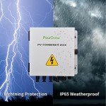 PowGrow 4 String Solar Combiner Box with Breaker