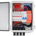 LiuTaoWMX 4-String Solar Combiner Box with Breaker