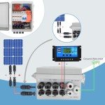 LiuTaoWMX 4-String Solar Combiner Box with Breaker