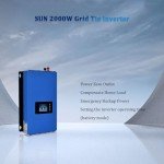 2000W Grid Tie Inverter with LCD Display