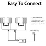 1000W Solar Grid Tie Inverter with LCD Display