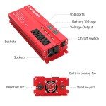 Cantonape 1000W Car Power Inverter with USB Ports