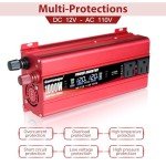 Cantonape 1000W Car Power Inverter with USB Ports