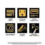 DEWALT 1000W Power Inverter with USB & LCD Display