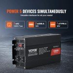 VEVOR 1000W Pure Sine Wave Power Inverter