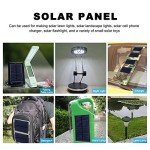 3Pcs Mini Solar Panel Charger Kit with Cable