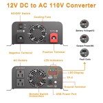 DongJin 1200W Pure Sine Wave Power Inverter