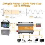 DongJin 1200W Pure Sine Wave Power Inverter