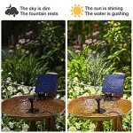 AISITIN DIY Solar Water Pump Kit for Outdoors