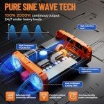 2000W Pure Sine Wave Solar Inverter with USB Ports