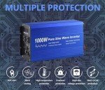Fit4Less 1000W Pure Sine Wave Inverter with USB