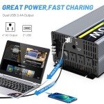 12V Pure Sine Wave Inverter with USB & Remote