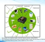 2500W 12V to 110V Solar Power Inverter