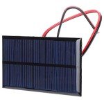 3Pcs Mini Solar Panel Charger Kit with Cable