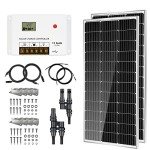 200W Monocrystalline Solar Panel Set with Controller