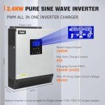2400W Pure Sine Wave Solar Inverter & Controller