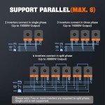 5000W Hybrid Solar Inverter with 100A MPPT