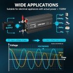 1500W Pure Sine Wave Power Inverter for Off-Grid