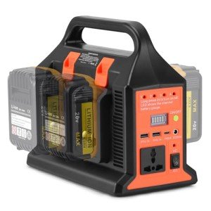 300W Portable Power Inverter for Dewalt Batteries