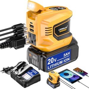 200W Power Inverter for Dewalt 20V Batteries
